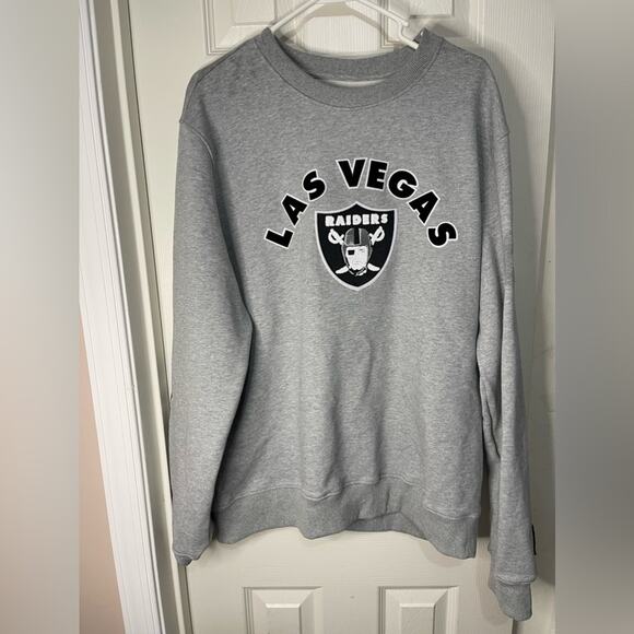 Pro Standard Las Vegas Raiders Grey and Black 100% cotton Men’s Sweatshirt Large - Picture 1 of 7